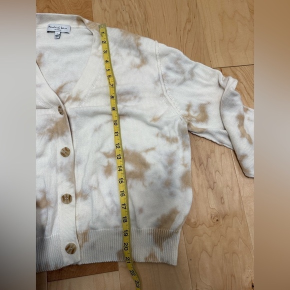 Michael Stars women cardigan retro tie dye‎ Size L earthy tones modern hippie - Picture 5 of 7